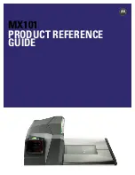 Motorola MX101 Product Reference Manual preview