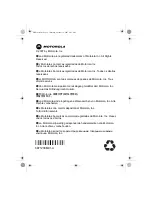 Preview for 120 page of Motorola RLN6257 Manual