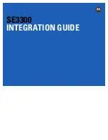 Motorola SE3300 Integration Manual preview