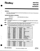 Preview for 2 page of Motorola SP50 Service Manual