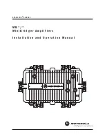 Motorola Starline MB75S/XG Series Installation And Operation Manual preview