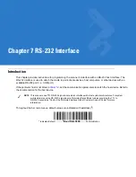 Preview for 119 page of Motorola Symbol LS3578 Product Reference Manual