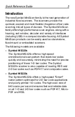 Preview for 3 page of Motorola Symbol Quick Reference Manual