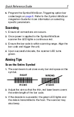 Preview for 7 page of Motorola Symbol Quick Reference Manual