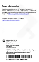 Preview for 24 page of Motorola Symbol Quick Reference Manual