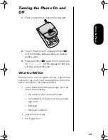 Preview for 29 page of Motorola Timeport P8097 Manual