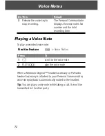 Preview for 72 page of Motorola V200 Manual