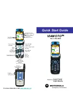 Motorola VIAMOTO NAVTEQ Quick Start Manual preview