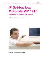 Motorola VIP 1910 Installation Instructions And Manual preview