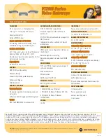 Preview for 2 page of Motorola VT2000 Specifications