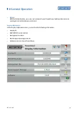 Preview for 59 page of Motortech PoewerView3 Operating Manual