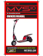 Motovox MVS10 Owner'S Manual preview