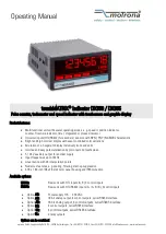 Preview for 1 page of Motrona DX350 Operating Manual