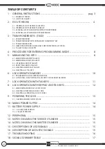 Preview for 2 page of Motura Xmode F1.0 Operation And Maintenance Instructions