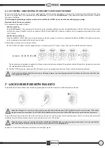 Preview for 11 page of Motura Xmode F1.0 Operation And Maintenance Instructions