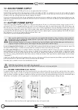 Preview for 14 page of Motura Xmode F1.0 Operation And Maintenance Instructions