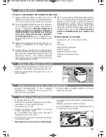 Preview for 49 page of Moulinex Home Bread OW5000 Instructions Manual