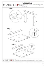 Preview for 4 page of Mountrose CHICAGO TV CABINET Manual