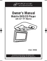 Movie Vision MV850 Owner'S Manual preview