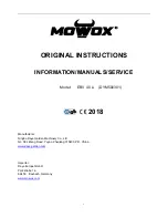 Mowox DYM500301 Original Instructions Manual preview