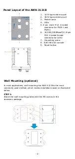 Preview for 4 page of Moxa Technologies AWK-3121B Series Quick Installation Manual