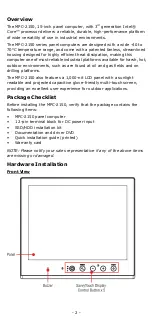 Preview for 2 page of Moxa Technologies MPC-2150 Series Quick Installation Manual