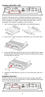 Preview for 5 page of Moxa Technologies MPC-2150 Series Quick Installation Manual