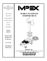 MPEX MARCY PLATINUM MS-91 Manual preview