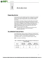 Preview for 11 page of MPI InfoPrint 6700-M40 Series User Manual