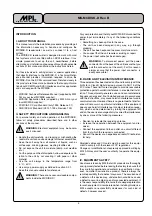 Preview for 3 page of MPL MS-MCDISK-D Series User Manual