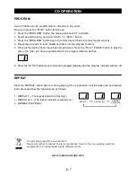 Preview for 8 page of MPMan CSD 15 Manual