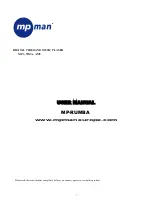 MPMan MP-RUMBA User Manual preview