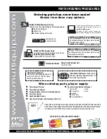 Preview for 5 page of MQ Multiquip Mikasa MVC-64H Operation And Parts Manual