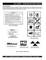 Preview for 12 page of MQ Multiquip Mikasa MVC-64H Operation And Parts Manual