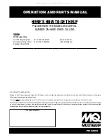 Preview for 64 page of MQ Multiquip MQS36H55 Operation And Parts Manual