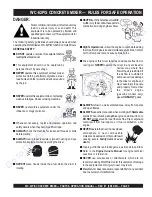 Preview for 8 page of MQ Multiquip WC-62P Operation And Parts Manual