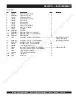 Preview for 43 page of MQ Multiquip WC-62P Operation And Parts Manual