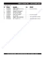 Preview for 86 page of MQ Multiquip WC-62P Operation And Parts Manual