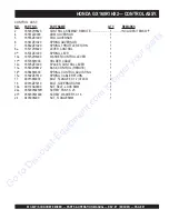 Preview for 92 page of MQ Multiquip WC-62P Operation And Parts Manual