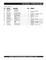 Preview for 71 page of MQ Power DCA-150SSJU Parts And Operation Manual