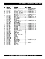 Preview for 67 page of MQ Power DCA-150SSKII Parts And Operation Manual