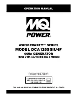 MQ Power DCA125SSIU4F Instruction Manual preview