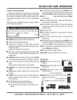 Preview for 13 page of MQ Power DCA180SSJU WHISPERWATT SERIES Operation And Parts Manual