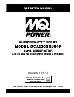 MQ Power DCA220SSJU4F Operation Manual preview