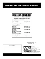 Preview for 84 page of MQ Power MQ POWER WhisperWatt DCA70USI Operation And Parts Manual