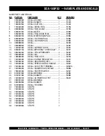 Preview for 71 page of MQ Power WHISPERWATT DCA-15SPX3 Parts And Operation Manual