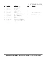 Preview for 61 page of MQ Power WHISPERWATT DCA125SSIU Operation And Parts Manual