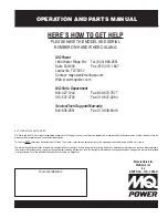 Preview for 88 page of MQ Power WHISPERWATT DCA125SSIU Operation And Parts Manual