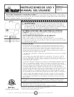 Preview for 24 page of Mr. Heater MHQ60FAV Operating Instructions And Owner'S Manual