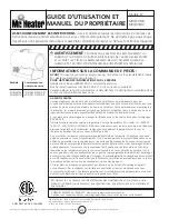 Preview for 36 page of Mr. Heater MHQ60FAV Operating Instructions And Owner'S Manual